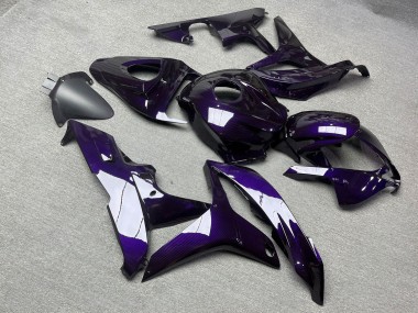 Purchase 2007-2008 Glossy Purple Carbon Fiber Style Honda CBR600RR Motorcycle Fairings UK