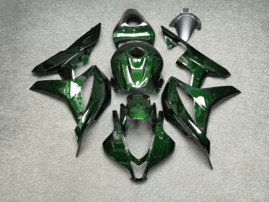 Purchase 2007-2008 Glossy Green Carbon Fiber Style Honda CBR600RR Motorcycle Fairings UK