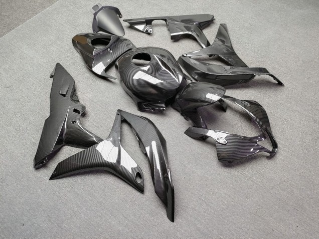 Purchase 2007-2008 Glossy Carbon Fiber Style Honda CBR600RR Motorcycle Fairings UK