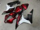 Purchase 2007-2008 Deep Red Matte Black Glossy White Honda CBR600RR Motorcycle Fairings UK