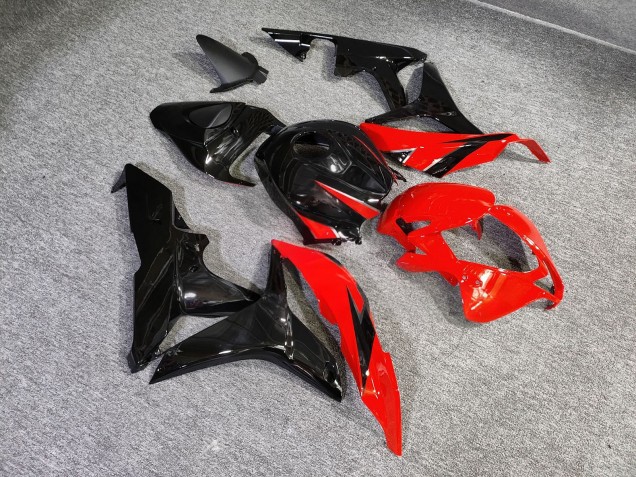 Purchase 2007-2008 Glossy Black Red Honda CBR600RR Motorcycle Fairings UK