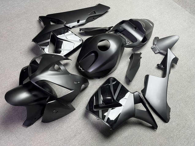Purchase 2005-2006 Matte Black with Glossy Black Honda CBR600RR Motorcycle Fairings UK