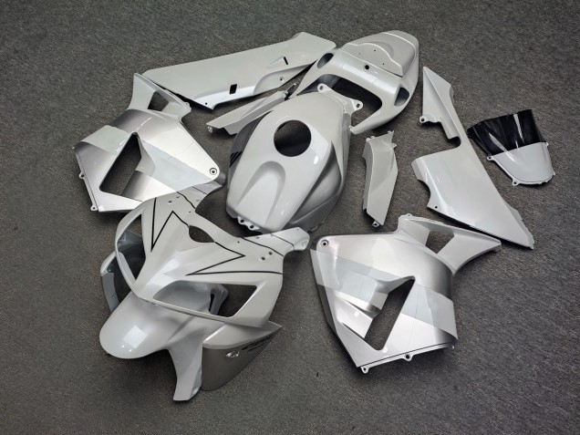 Purchase 2005-2006 Glossy White Silver Black Honda CBR600RR Motorcycle Fairings UK