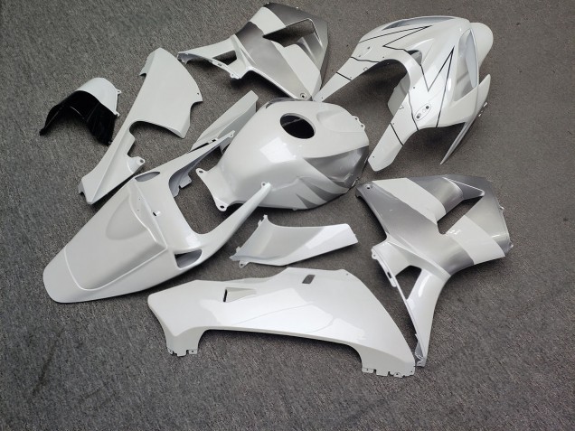 Purchase 2005-2006 Glossy White Silver Black Honda CBR600RR Motorcycle Fairings UK