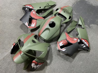 Purchase 2005-2006 Matte Green Venom Honda CBR600RR Motorcycle Fairings UK