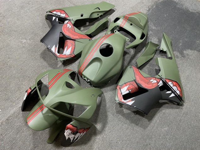 Purchase 2005-2006 Matte Green Venom Honda CBR600RR Motorcycle Fairings UK