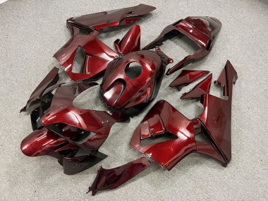 Purchase 2003-2004 Glossy Red Carbon Fiber Style Honda CBR600RR Motorcycle Fairings UK