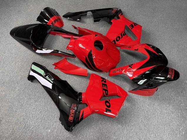Purchase 2003-2004 Glossy Red Repsol Honda CBR600RR Motorcycle Fairings UK