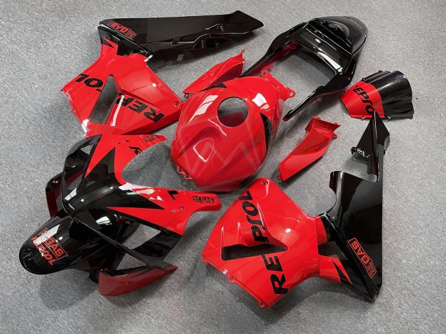 Purchase 2003-2004 Glossy Red Repsol Honda CBR600RR Motorcycle Fairings UK