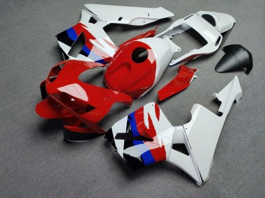 Purchase 2003-2004 Glossy White Red Blue Honda CBR600RR Motorcycle Fairings UK
