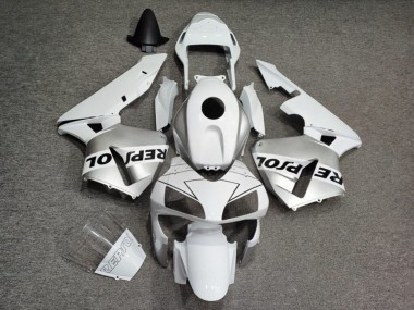 Purchase 2003-2004 Glossy White Silver Repsol Honda CBR600RR Motorcycle Fairings UK