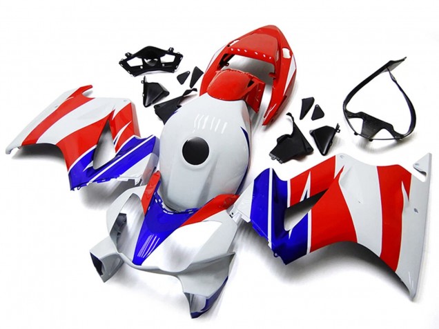 Purchase 2002-2013 White Red Blue No Decal Honda VFR800 Motorcycle Fairings UK