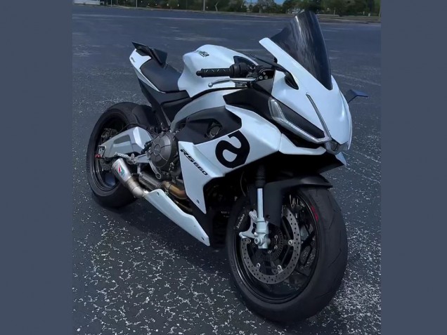 Purchase 2020-2024 White Aprilia RS660 Motorcycle Fairing UK Purchase 2020-2024 White Aprilia RS660 Motorcycle Fairing UK