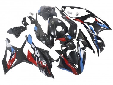 Purchase 2023-2024 Blue Red Carbon Fiber BMW S1000RR Motorcycle Fairings UK