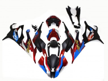 Purchase 2019-2022 Black Blue Red Gold BMW S1000RR Motorcycle Fairings UK