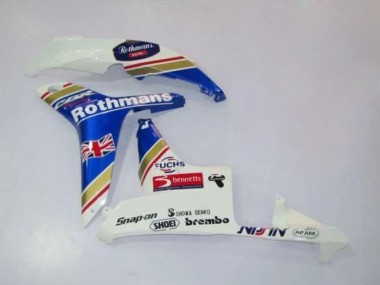 Purchase 2007-2008 White Blue Yellow Rothmans Honda CBR600RR Motorcycle Fairings UK