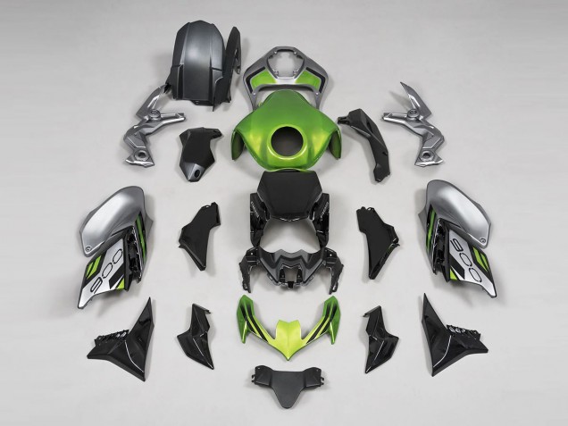 Purchase 2020-2024 Green Black Grey Kawasaki Z900 Motorcycle Fairings UK