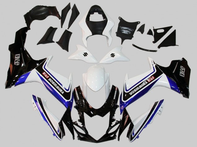 Purchase 2011-2024 Blue Black White Suzuki GSXR 600/750 Motorcycle Fairings UK Purchase 2011-2024 Blue Black White Suzuki GSXR 600/750 Motorcycle Fairings UK
