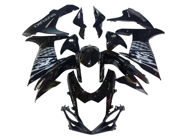 Purchase 2011-2024 Black Silver Suzuki GSXR 600/750 Motorcycle Fairings UK Purchase 2011-2024 Black Silver Suzuki GSXR 600/750 Motorcycle Fairings UK