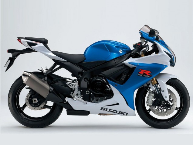 Purchase 2011-2024 White Blue Suzuki GSXR 600/750 Motorcycle Fairings UK