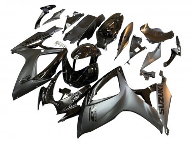 Purchase 2006-2007 Glossy Black Matte Black Suzuki GSXR 600/750 Motorcycle Fairings UK