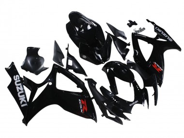 Purchase 2006-2007 Glossy Black Suzuki GSXR 600/750 Motorcycle Fairings UK