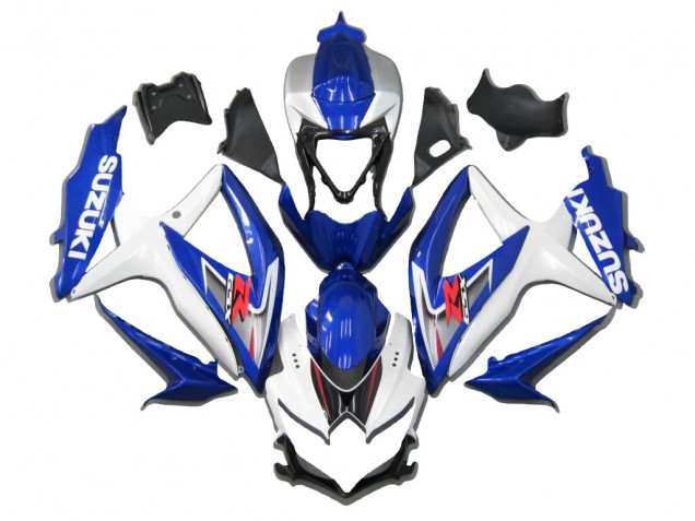 Purchase 2008-2010 White Blue Suzuki GSXR 600/750 Motorcycle Fairings UK Purchase 2008-2010 White Blue Suzuki GSXR 600/750 Motorcycle Fairings UK