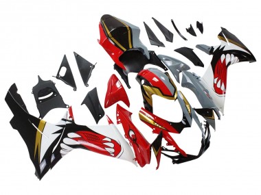 Purchase 2011-2024 Red Gold Grey Black White Shark Suzuki GSXR 600/750 Motorcycle Fairings UK