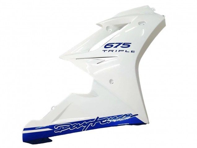 Purchase 2006-2008 White Blue Triumph Daytona 675 Motorcycle Fairings UK