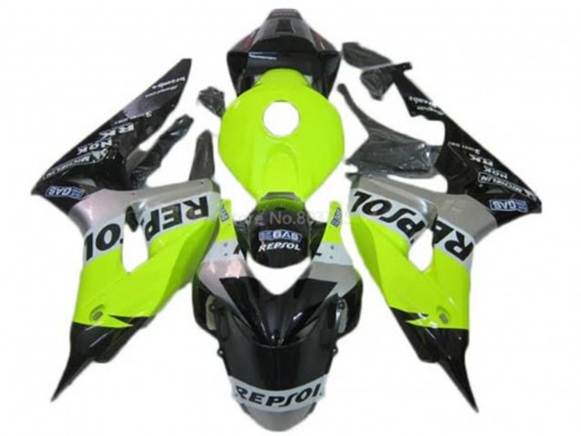 Purchase 2006-2007 Green Silver Glossy Black Repsol Honda CBR1000RR Motorcycle Fairings UK