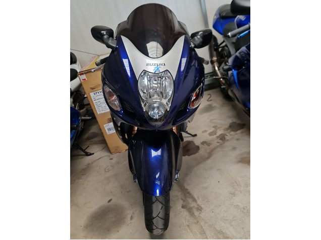 Purchase 1996-2007 Blue White Suzuki GSXR 1300 Hayabusa Motorcycle Fairings UK