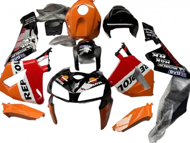 Purchase 2005-2006 Black Orange White Red Repsol Honda CBR600RR Motorcycle Fairings UK