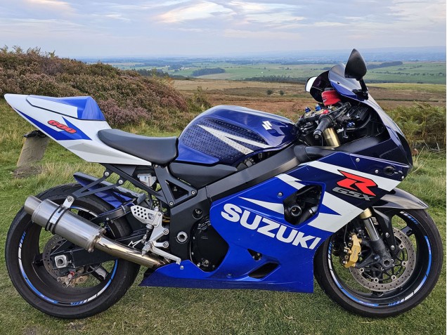 Purchase 2004-2005 Blue White Red Suzuki GSXR 600 Motorcycle Fairings UK