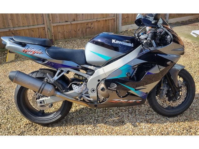 Purchase 2002-2003 Blue Silver Kawasaki Ninja ZX9R Motorcycle Fairings UK