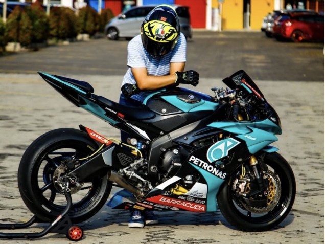 Purchase 2008-2016 Light Green White Black Petronas Yamaha YZF R6 Motorcycle Fairings UK