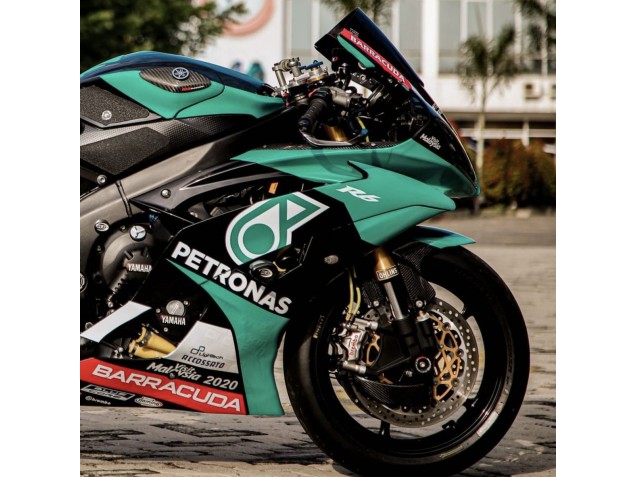 Purchase 2008-2016 Light Green White Black Petronas Yamaha YZF R6 Motorcycle Fairings UK