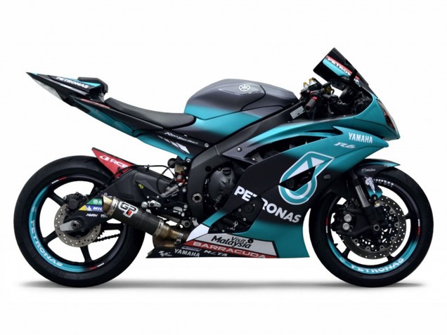 Purchase 2008-2016 Light Green White Black Petronas Yamaha YZF R6 Motorcycle Fairings UK