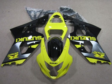 Purchase 2004-2005 Yellow Silver Glossy Black Suzuki GSXR 600 Motorcycle Fairings UK