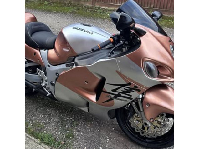 Purchase 1996-2007 Light Brown Silver Suzuki GSXR 1300 Hayabusa Motorcycle Fairings UK