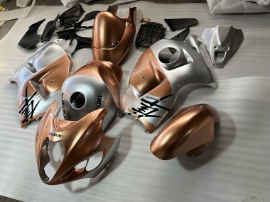 Purchase 1996-2007 Light Brown Silver Suzuki GSXR 1300 Hayabusa Motorcycle Fairings UK