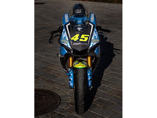 Purchase 2015-2019 Blue Yellow Shark Yamaha YZF R1 Motorcycle Fairings UK
