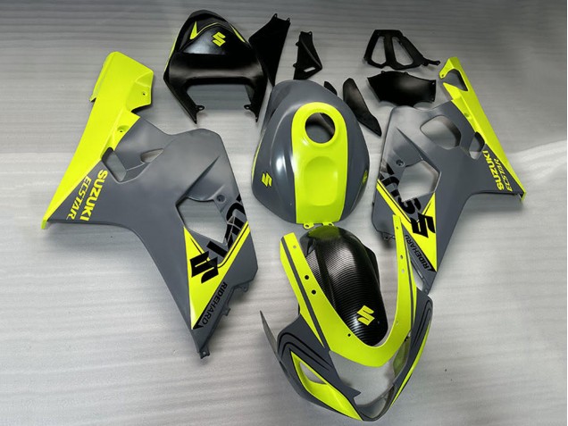 Purchase 2004-2005 Grey Lemon Green Black Suzuki GSXR 600/GSXR 750 Motorcycle Fairings UK