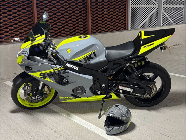 Purchase 2004-2005 Grey Lemon Green Black Suzuki GSXR 600/GSXR 750 Motorcycle Fairings UK