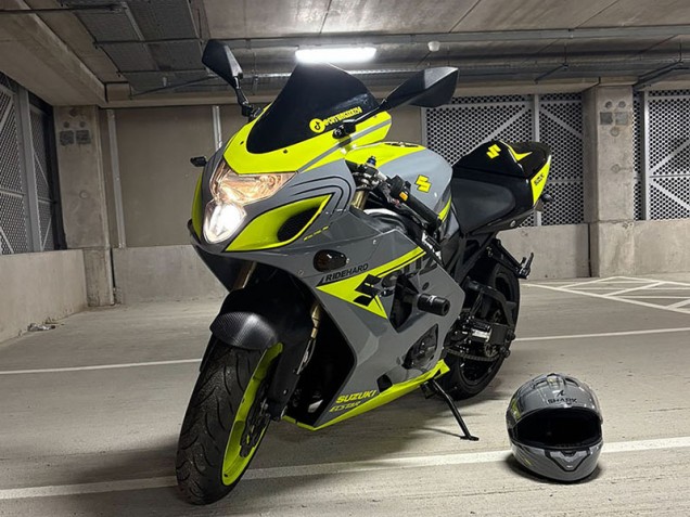 Purchase 2004-2005 Grey Lemon Green Black Suzuki GSXR 600/GSXR 750 Motorcycle Fairings UK