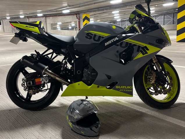 Purchase 2004-2005 Grey Lemon Green Black Suzuki GSXR 600/GSXR 750 Motorcycle Fairings UK