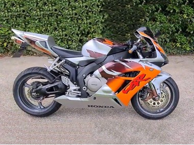 Purchase 2006-2007 Silver Orange Honda CBR1000RR Motorcycle Fairings UK