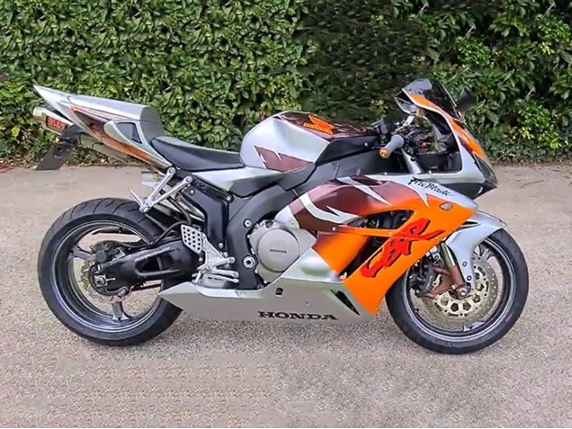 Purchase 2006-2007 Silver Orange Honda CBR1000RR Motorcycle Fairings UK