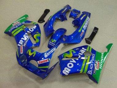 Purchase 1988-1989 Blue Green White MoviStar Red Castrol Honda CBR250RR MC19 Motorcycle Fairings UK