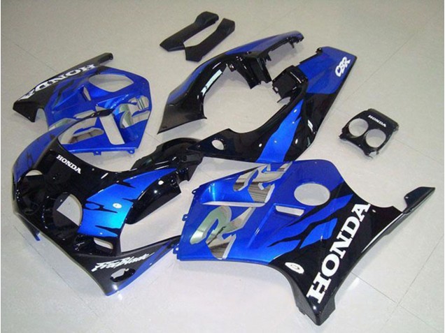 Purchase 1988-1989 Blue Glossy Black Honda CBR250RR MC19 Motorcycle Fairings UK