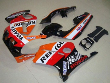 Purchase 1988-1989 Orange White Red Glossy Black Repsol Honda CBR250RR MC19 Motorcycle Fairings UK